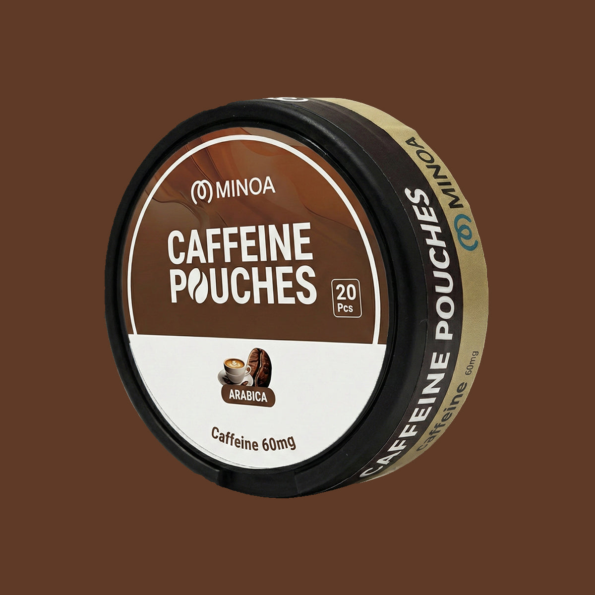MINOA Caffeine Pouches - Premium Arabica Flavor | Clean Energy & Focus