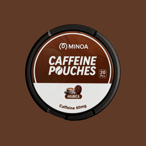 MINOA Caffeine Pouches - Premium Arabica Flavor | Clean Energy & Focus